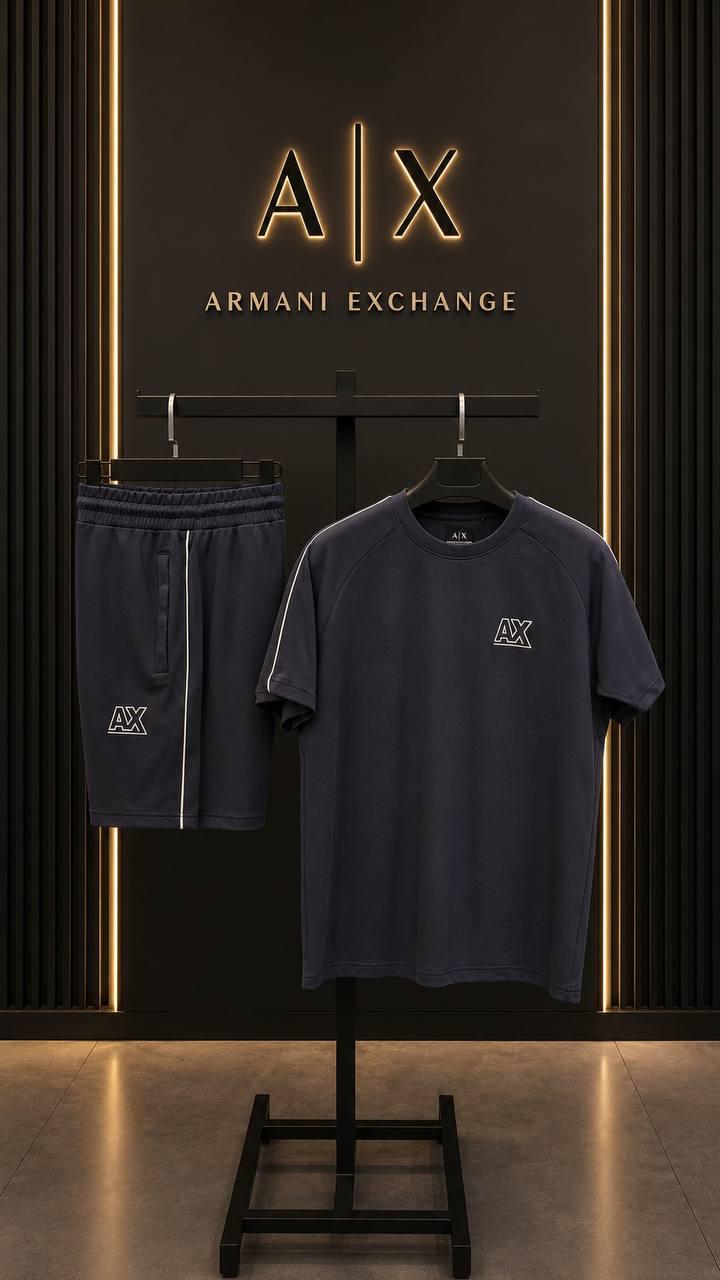 ARMANİ EXCHANGE LACİVERT ŞORTLU TAKIM