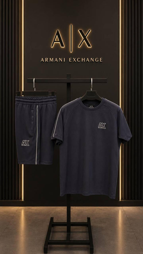 ARMANİ EXCHANGE LACİVERT ŞORTLU TAKIM