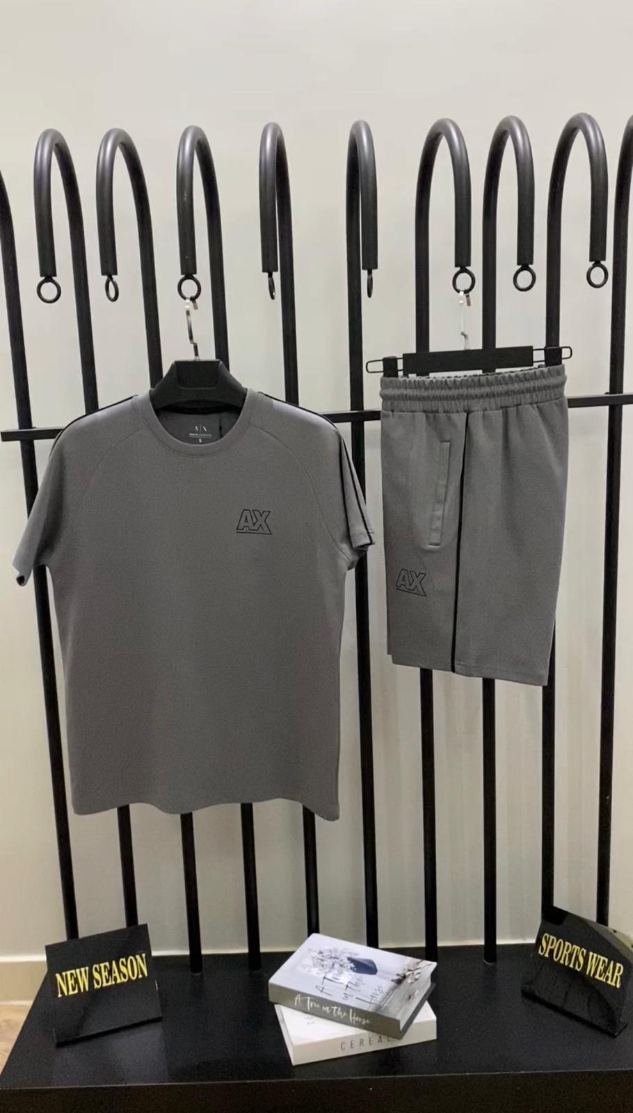 ARMANİ EXCHANGE GRİ ŞORTLU TAKIM