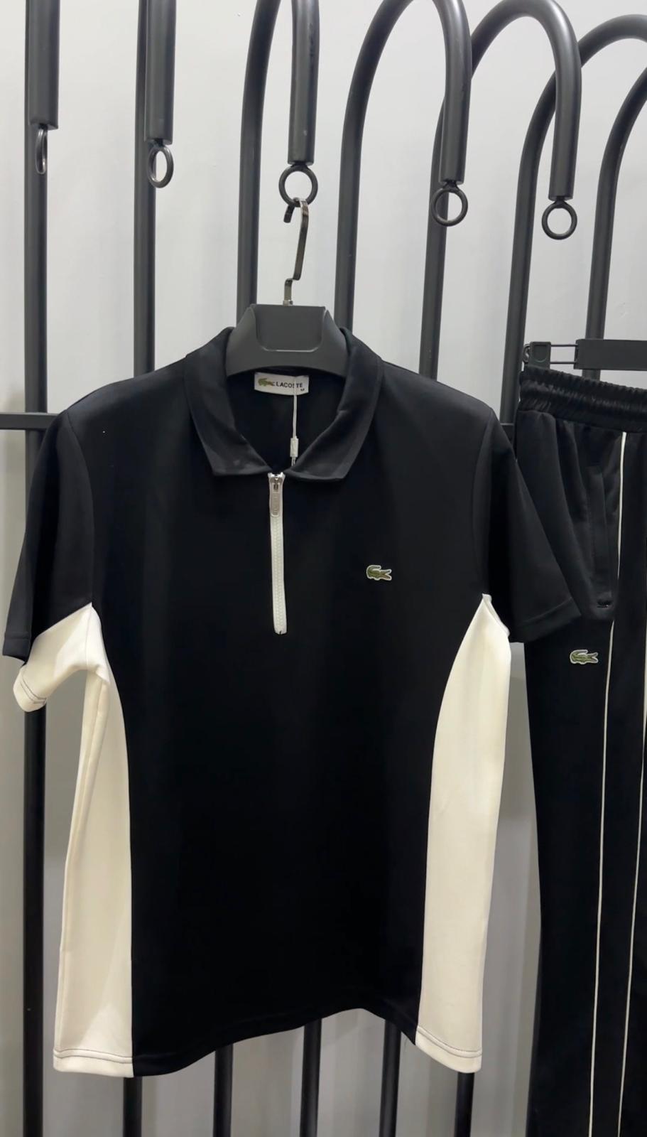 LACOSTE ARABİYELİ SİYAH EŞOFMAN TAKIMI