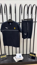 PUMA FERRARİ LACİVERT ŞORTLU TAKIM