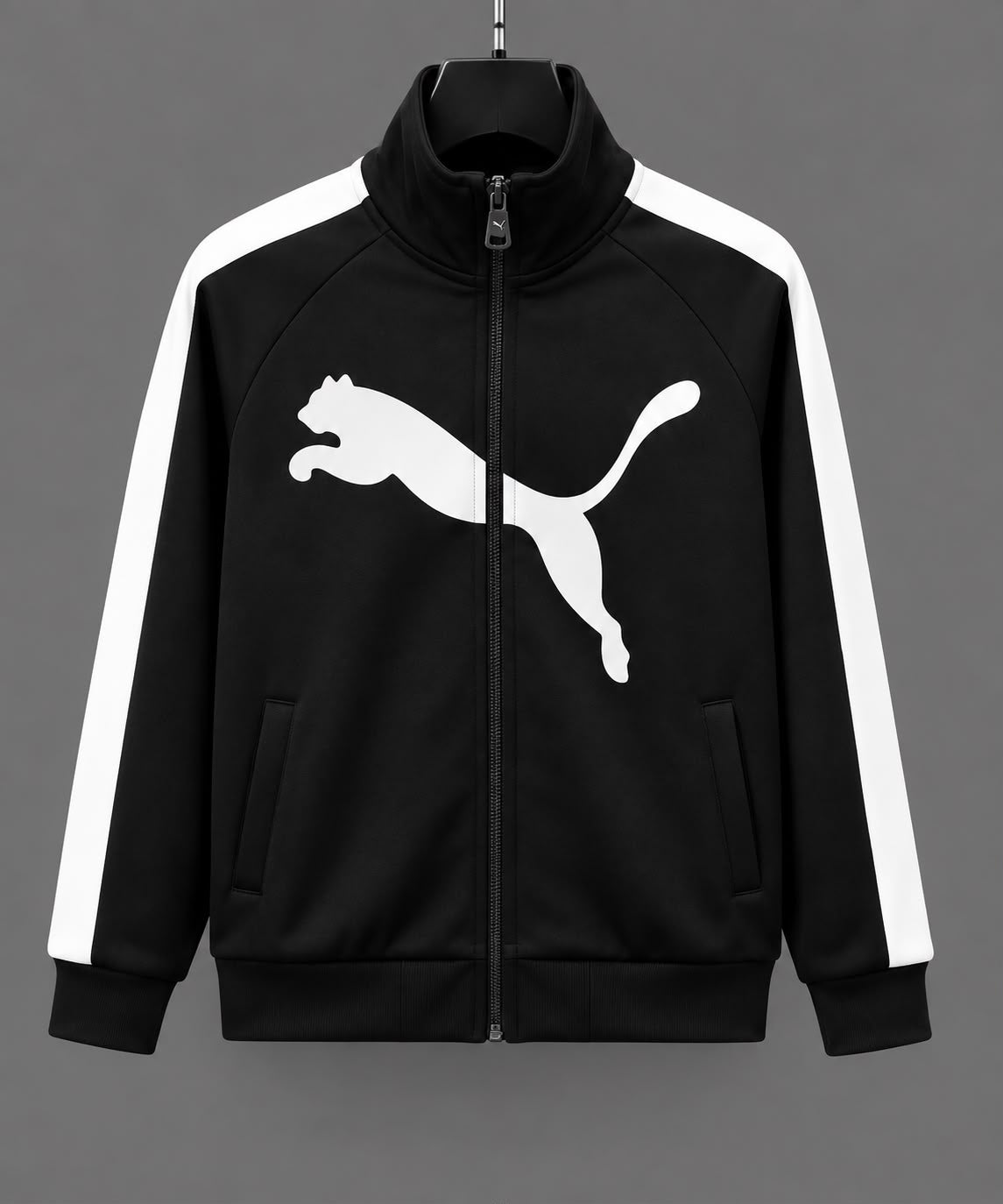 PUMA GÖĞÜS NAKIŞLI SİYAH EŞOFMAN TAKIMI
